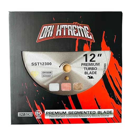 Vista 63 de Hoja de sierra de diamante de 10 pulgadas, 5 piezas, hoja segmentada de uso general para hormigón de corte seco/húmedo, mampostería, ladrillo