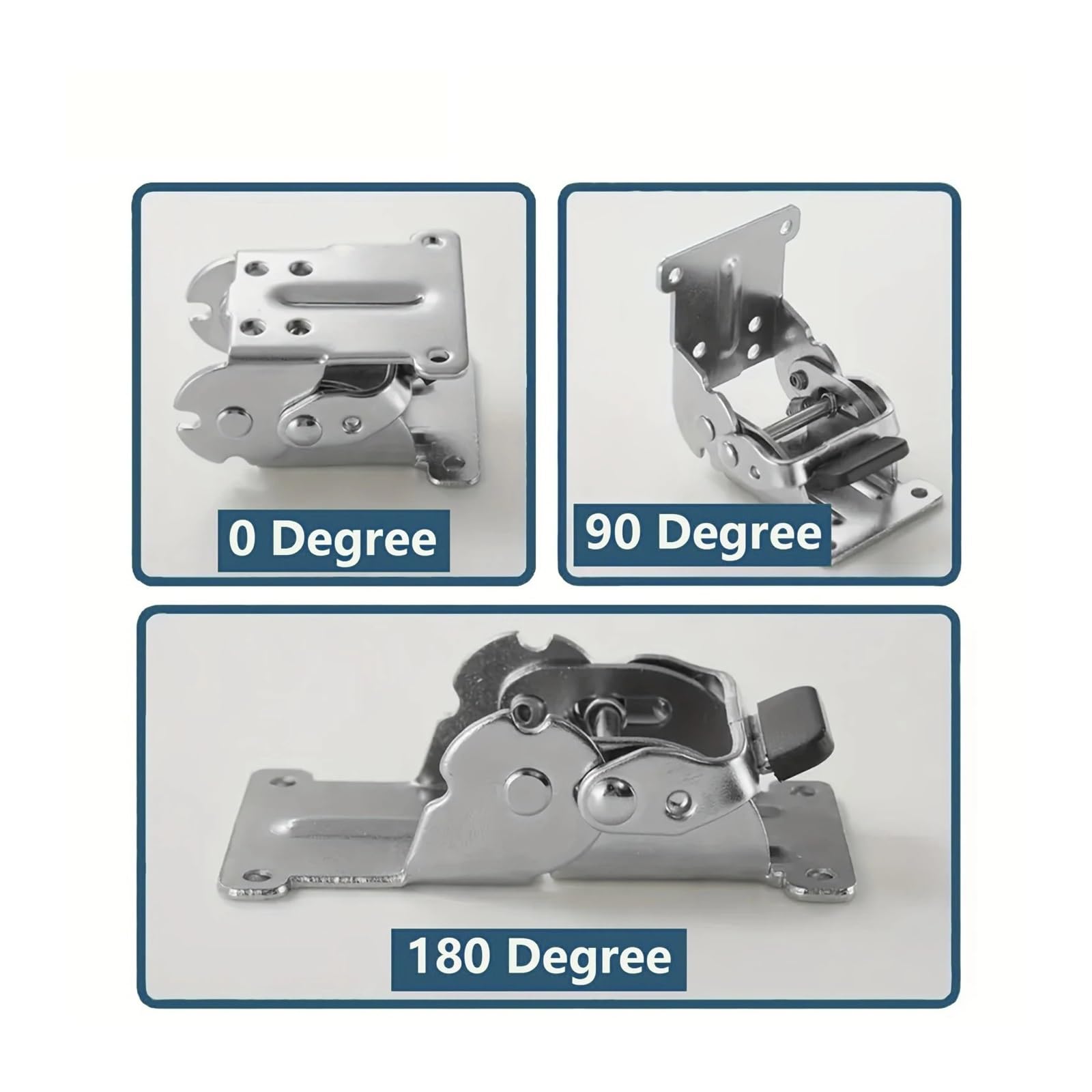 Bisagra Plegable Con Bloqueo De 180°, 1 Par