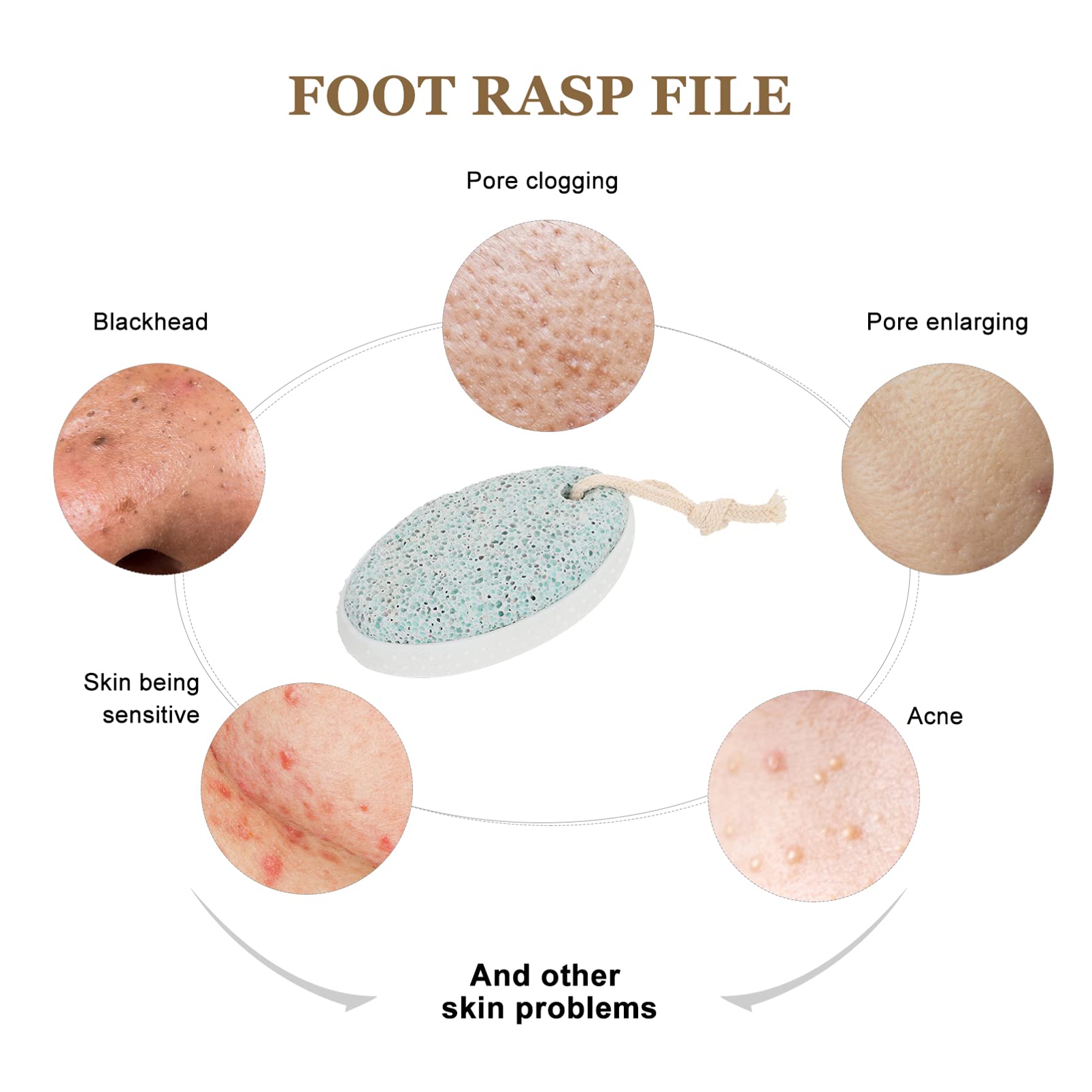 6 Pz Pietra Pomice Pietra Pomice Bagno Ai Piedi Dispositivo Di Rimozione Piedi Pedicure Ai Piedi Lima Raschietto Per Talloni Wc in Pomice Raspa Corpo Roccia Vulcanica