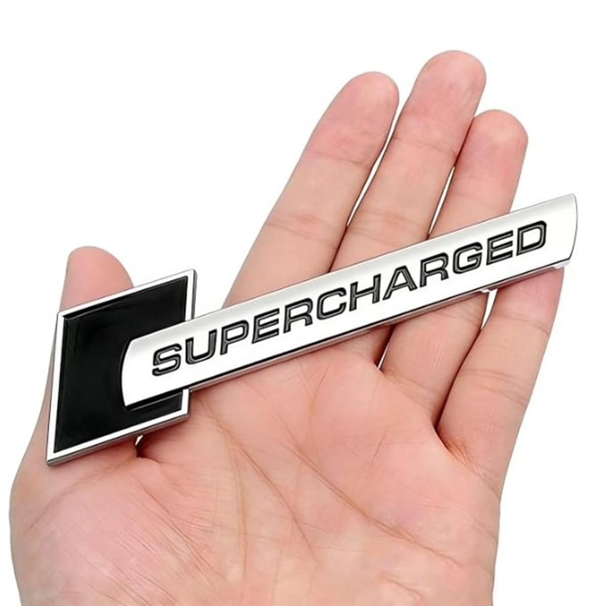 Supercharged 3D Metal Emblem Sticker for Curvv Ev 2026 Year Onwards All Models of Ta-ta Car Fender Taligate Side Badges/Logo for All Cars & Bikes (Silver & Black)-image-28