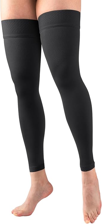 Compression Stockings for Women & Men, 20-30 mmhg Support Hoses,Medical Graduated Thigh High Compression Socks for Circulation Varicose Vein Swollen legs Travel Flight Pregnant