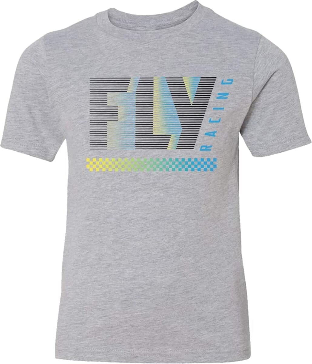 Fly Racing 352-0436YM Youth Fly Flex Tee Light Grey Ym
