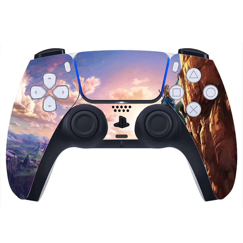GADGETS WRAP Printed Vinyl Decal Sticker Skin for Sony PlayStation 5 PS5 Controller Only - The Legend of Zelda Breath of The Wild-image-23