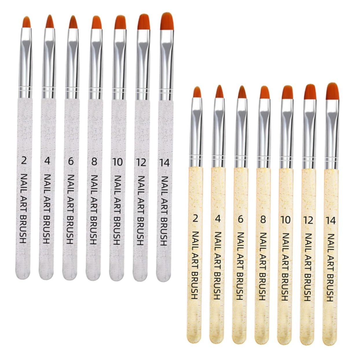 Healvian Set Di 3 Pennelli Per Nail Art Pennelli Per Punteggiatura Pennelli Per Pittura Pennelli Per Manicure Facili Da Usare 14 Pezzi*3
