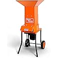 SuperHandy Leaf Shredder Mulcher, Corded Electric, 17:1 Reduction, 15A 1800W 120VAC Dual Edge Blades, for Brush, Sticks, Dry Debris