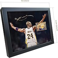 Vista 6 de sufenvera Signed Kobe Bryant Film Photo Collage,Kobe Memorabilia Framed Poster Gifts for Basketball Fans on Birthday/Christmas/Father's Day 10x8