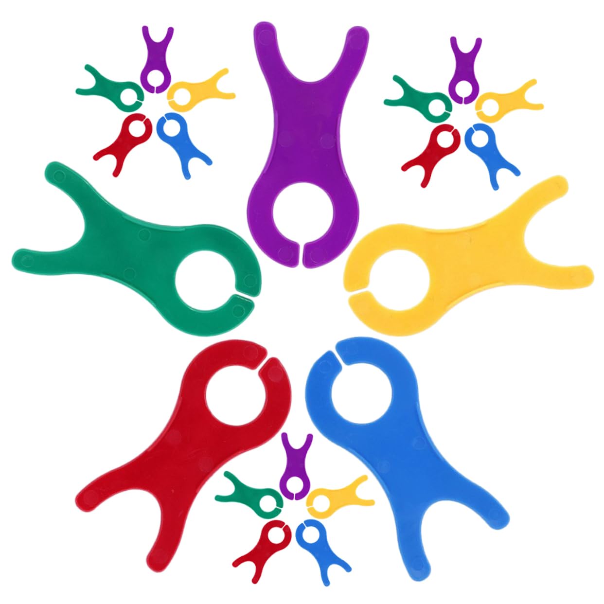 Yarn Bobbins Spool Mixte Couleur Filet à Tricot Organisateur De Couture Kit De Barillon De Tissage 5pcs, Support De Fil à Bobine De Point De Croix