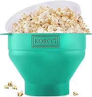 Vista 8 de El Original Korcci Palomitero de Silicona para Microondas, Palomitero para Microondas, Tazón Plegable para Hacer Palomitas en Microondas, No