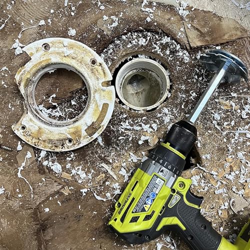 PVC Pipe Reamer, 4Pcs PVC Fitting Saver Tool for Removing SCH 40 from Hub, 1-1/2 In, 2 In, 3 In, 4 In Head, Bit Socket Saver Set for PVC Plumbing, Fits 1/2" Variable Speed Power Drill - Image 9