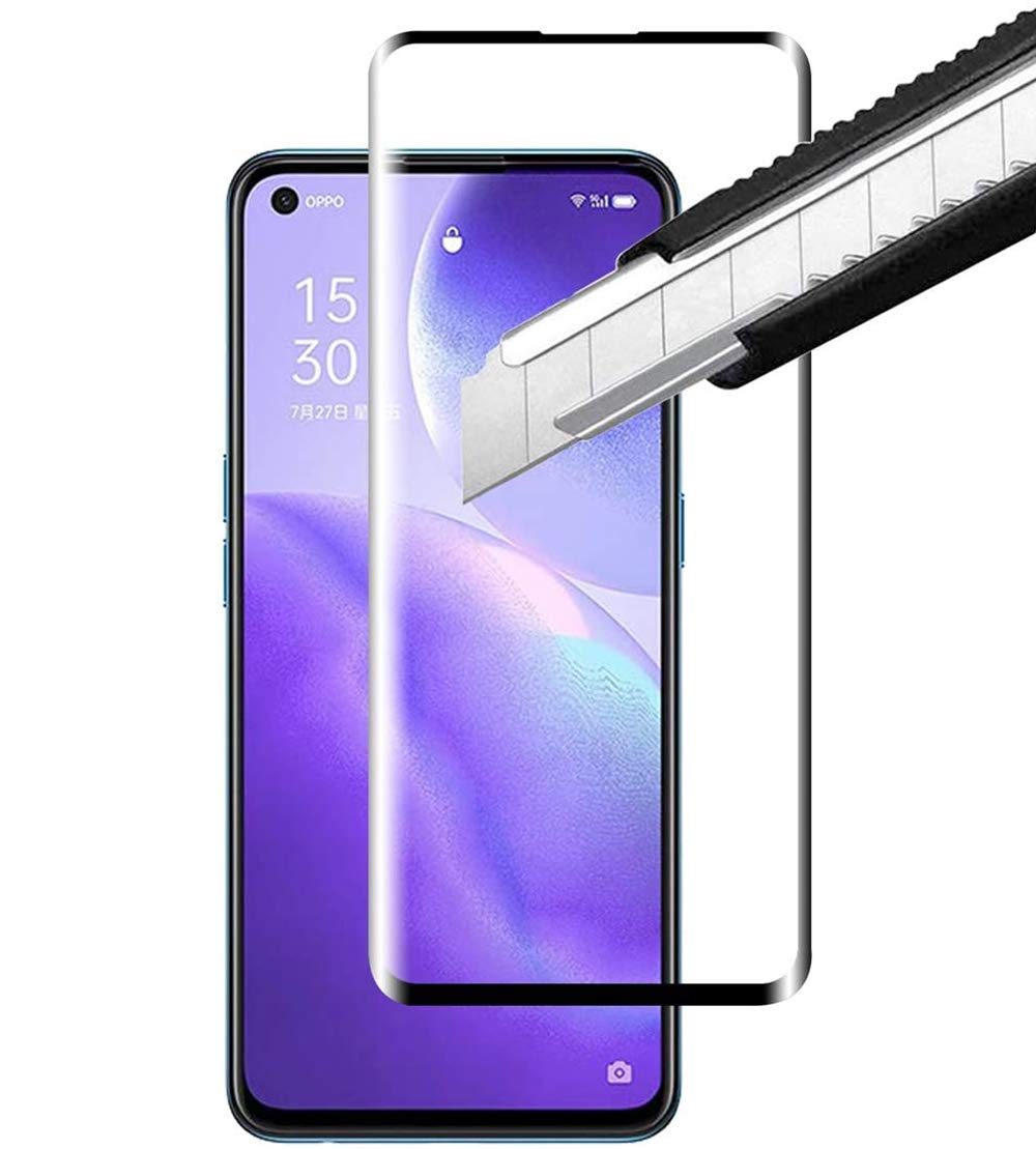 TingYR Vetro Temperato per Oppo Find X3 Lite, [Nessuna Bolla] [Durezza 9H] [Resistente ai Graffi], Pellicola Protettiva per Oppo Find X3 Lite.(2 Pezzi Nero