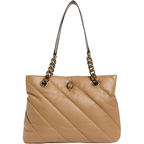Kurt Geiger London Soho Quilted Leather Shopper (Color Camel)