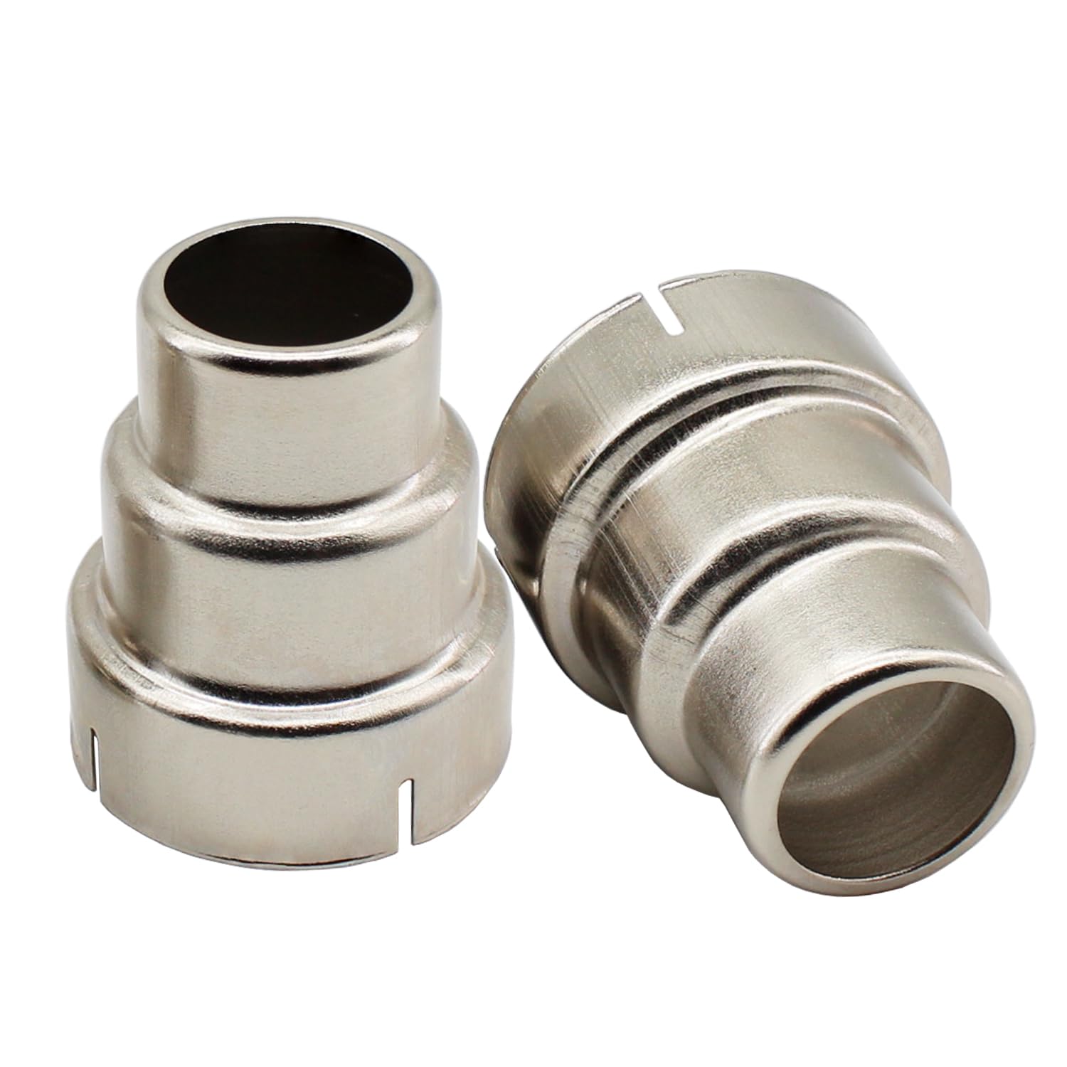 2 Pcs Heat Gun Nozzles Stainless Steel Reflector Heat Resisting Nozzles Gun Accessory Replacement 5 2 Pcs