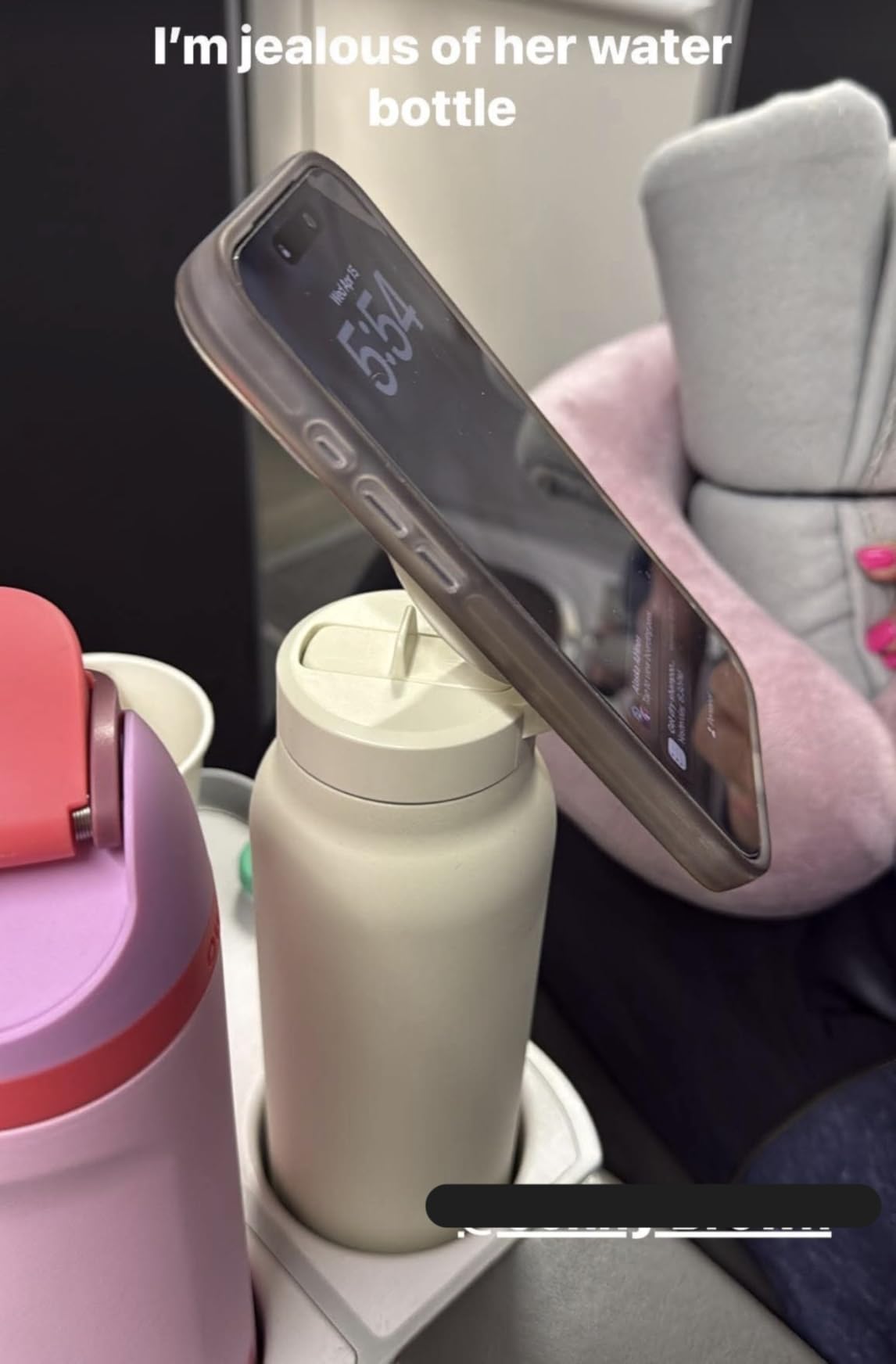 RINGO PRO Water Bottle with Magnetic Phone Mount
