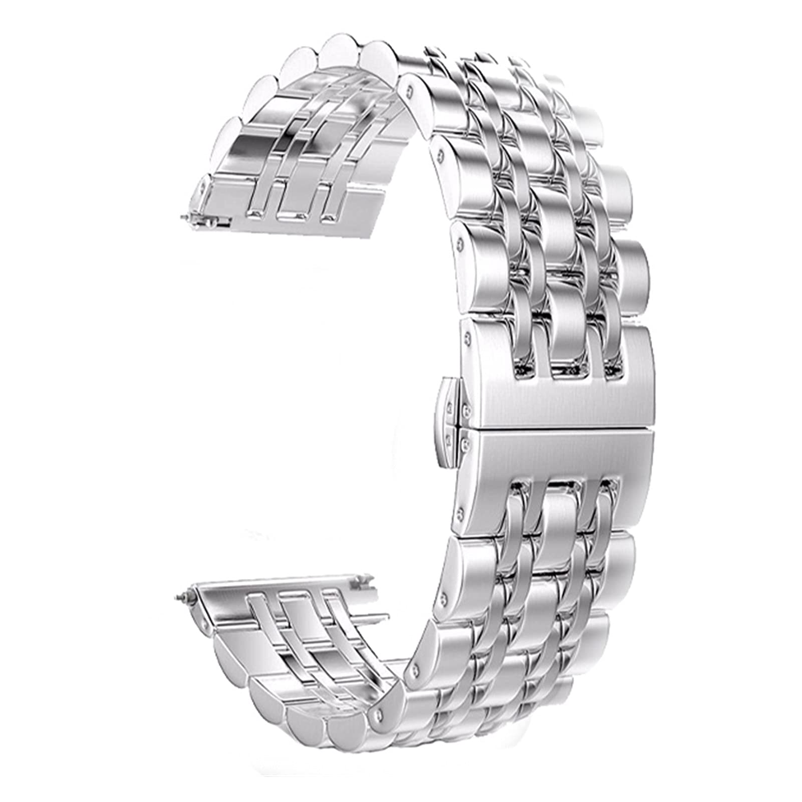 Bracelet en acier inoxydable 20mm 22mm à libération rapide - 6