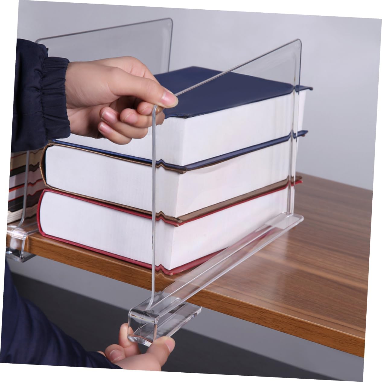 6pcs Wardrobe Closet Dividers Storage Shelf Organizers Easy Install Space Saving