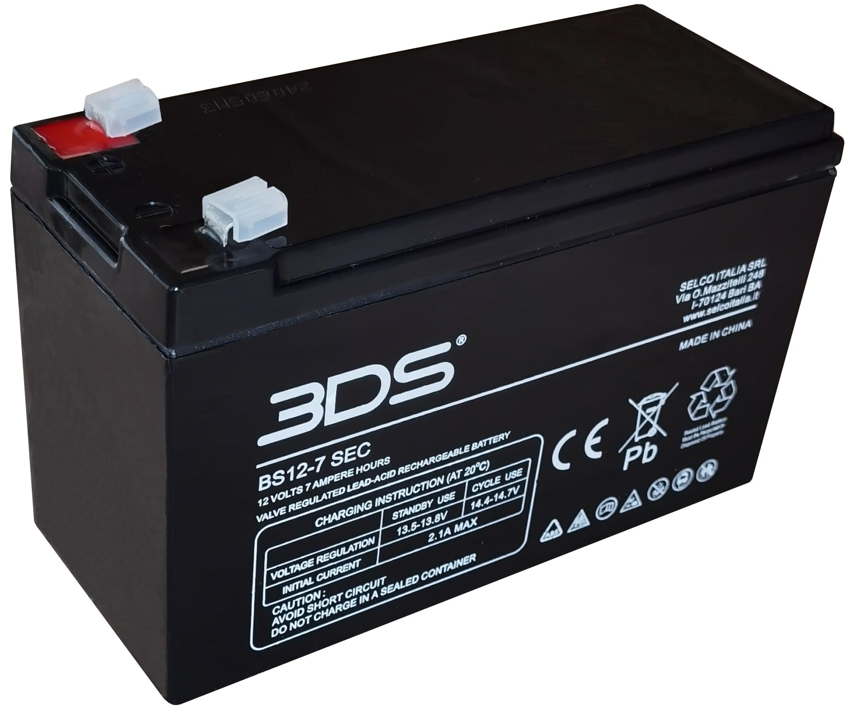 Bds Battery AGM 12V 7Ah T1