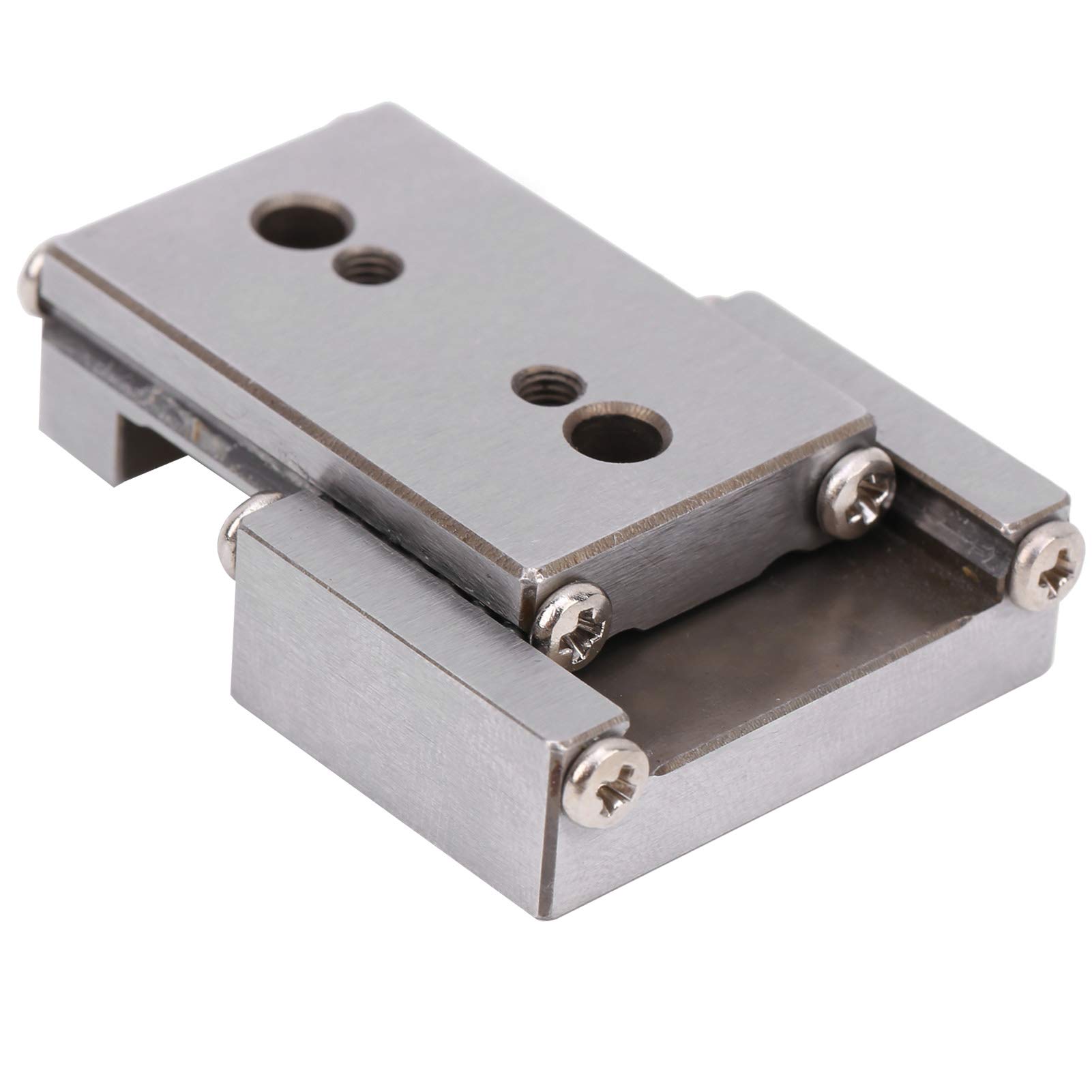 Linearer Schiebetisch, X-Achse Manuelle Plattformführung Typ Schienenschiebetisch Edelstahl CY3100,XY-Achsen-Drehpositioniertisch