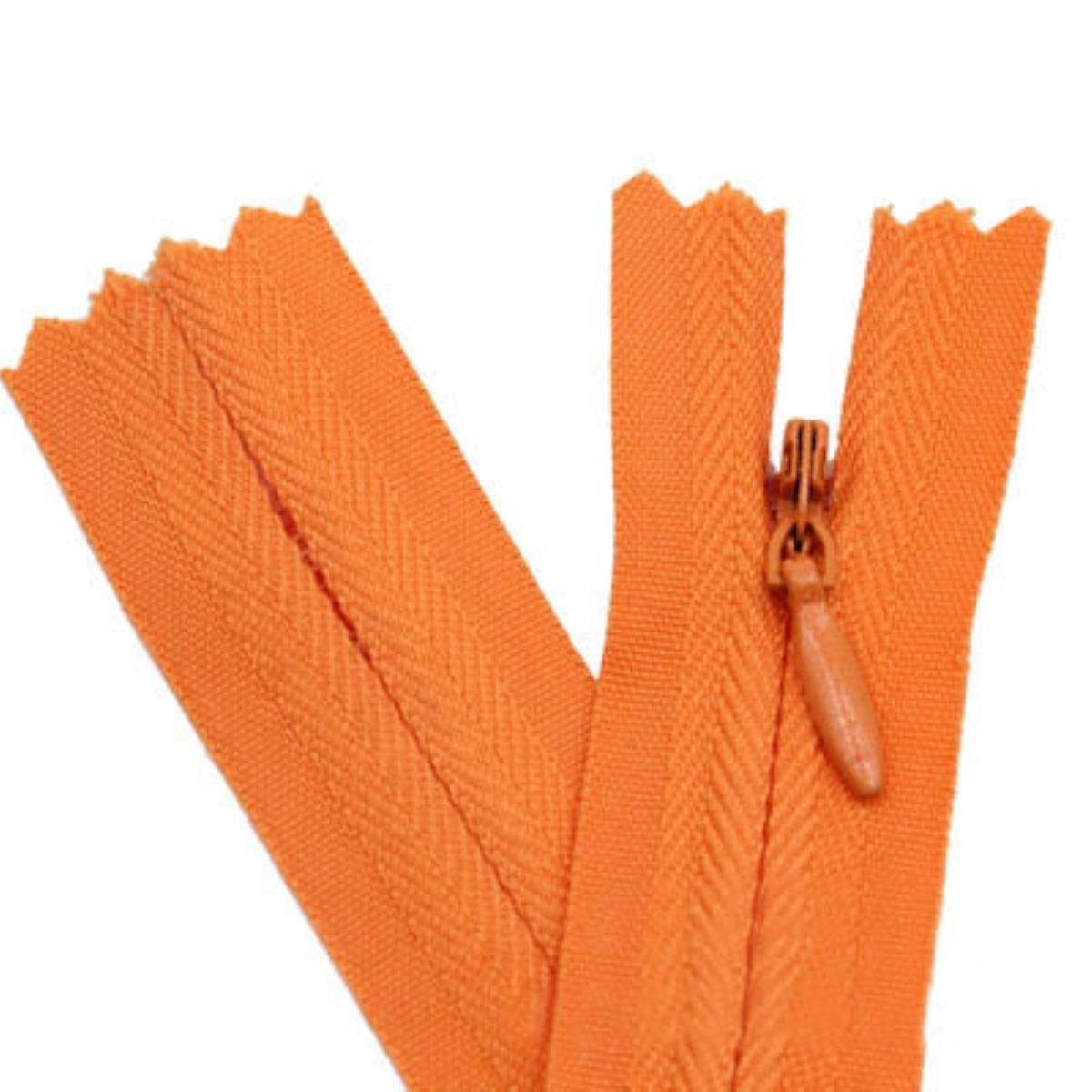 Lot de 100 fermetures éclair invisibles en nylon 15 cm, 20 cm, 35 cm, 45 cm, 50 cm, 60 cm, 65 cm