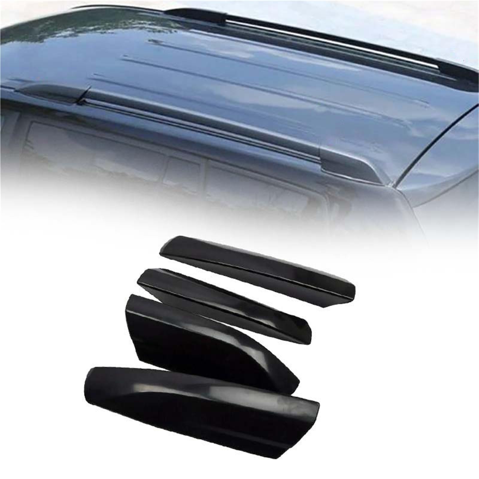 Couvercle de barre de toit noir pour remplacer le cache perdu de votre Toyota Highlander 2008-2013