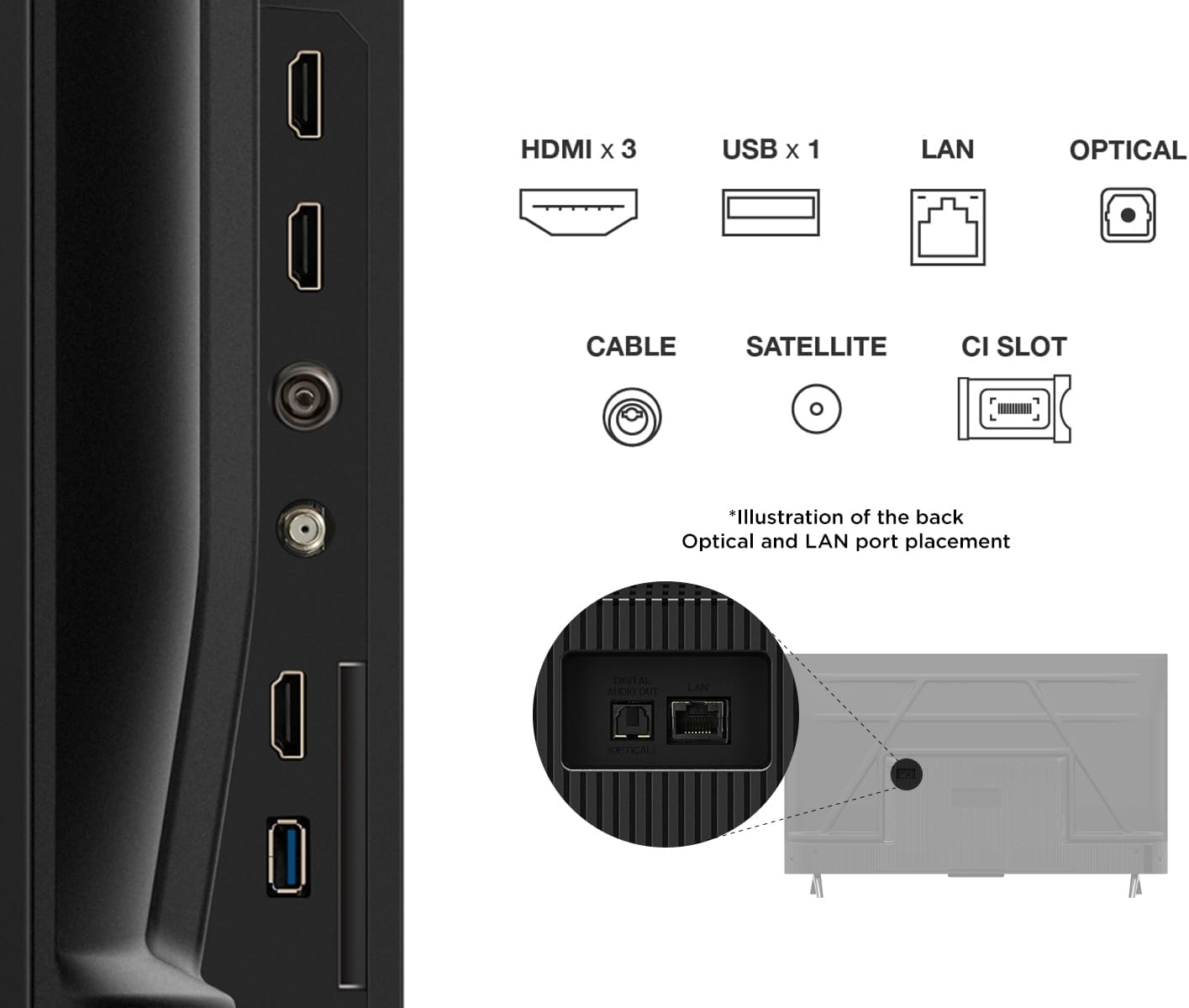 TCL 43V6C Televisor 43 Pulgadas 4K Smart TV LED, HDR, Google TV, Dolby Audio, Alexa y Google Assistant, Chromecast Built-in, Motion Clarity 14