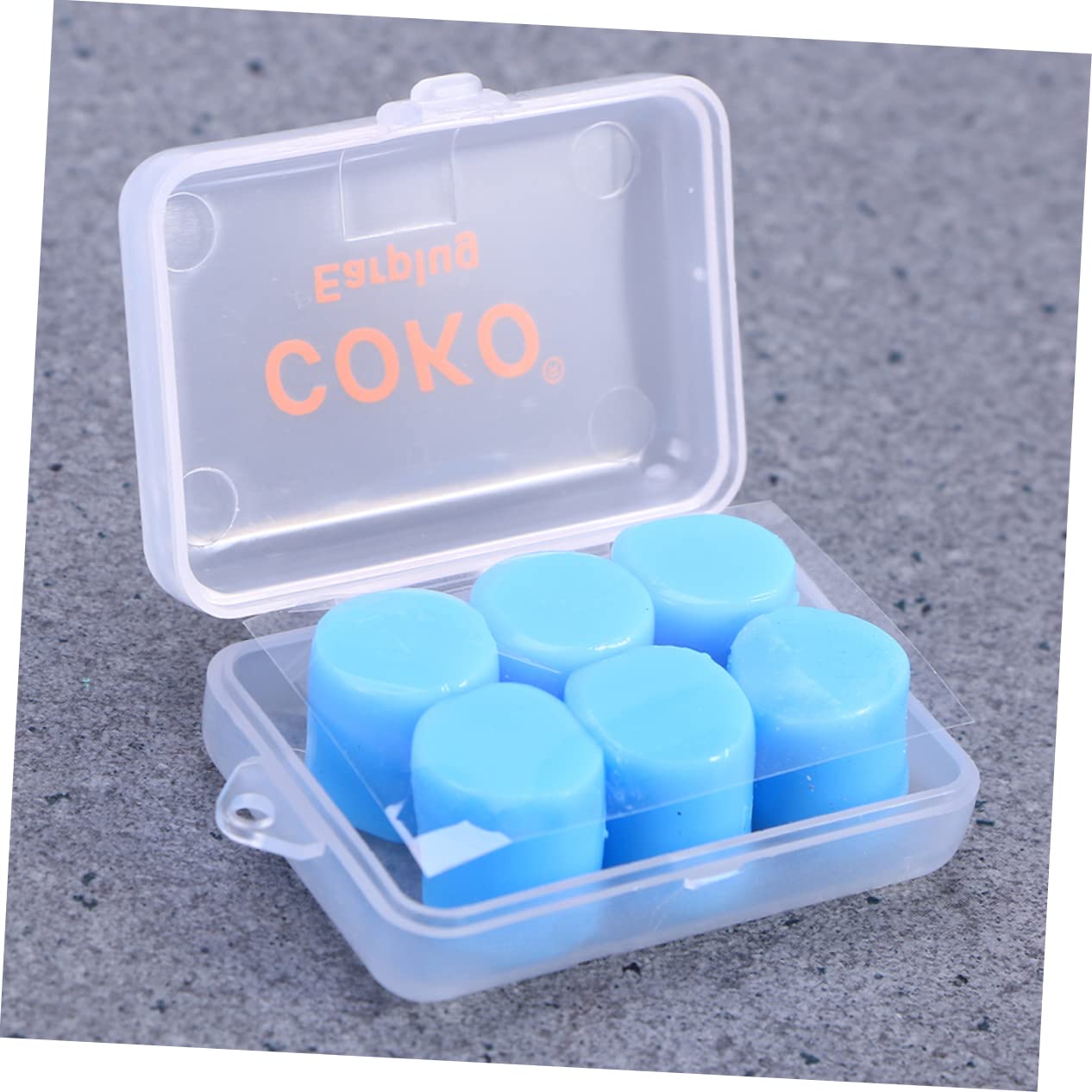 Healeved 12pièces Bouchons Oreilles Silicone Pour Natation Et Sommeil Du Bruit Confort Optimal Couleur Bleue Adultes