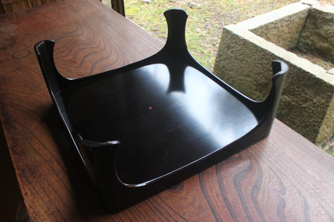 Amazon.co.jp: 時代黒朱漆の美しい宗和膳（検 輪島塗 漆器 お膳 懐石