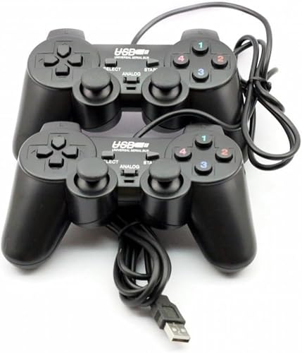 Double Shock Twin PC/Laptop USB Controller - Gaming Joystick Controller