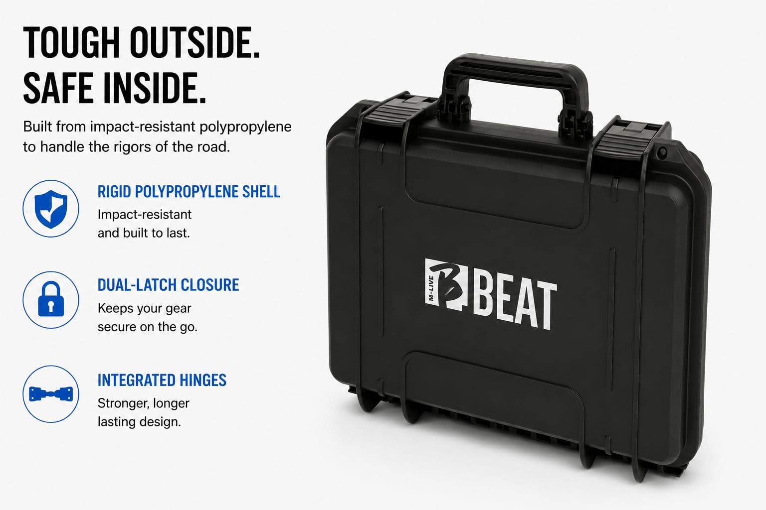 M-Live B.Beat Hard Bag: Funda rígida Protectora para Dispositivos M-Live B.Beat