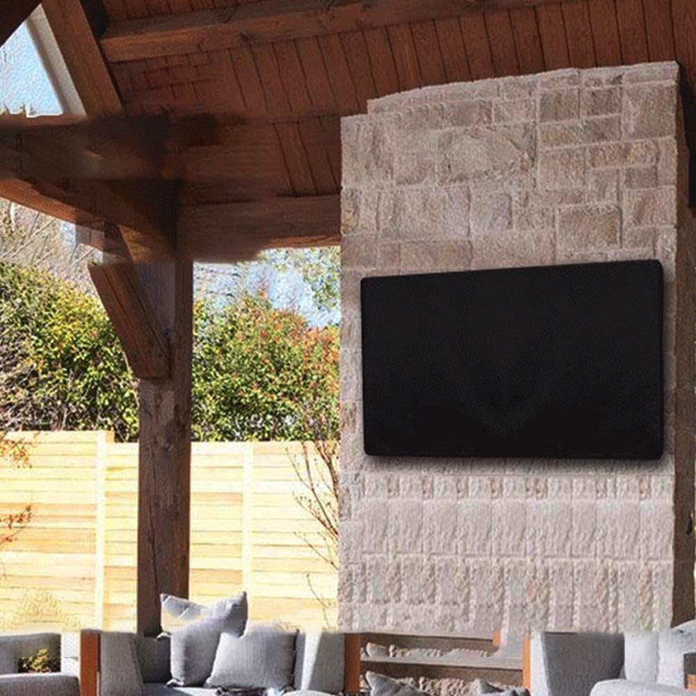 600D Oxford Outdoor TV-Abdeckung Größe für 70 75/80 85 Zoll Bildschirme bietet zuverlässigen Schutz vor Regen und Schnee (80-85)
