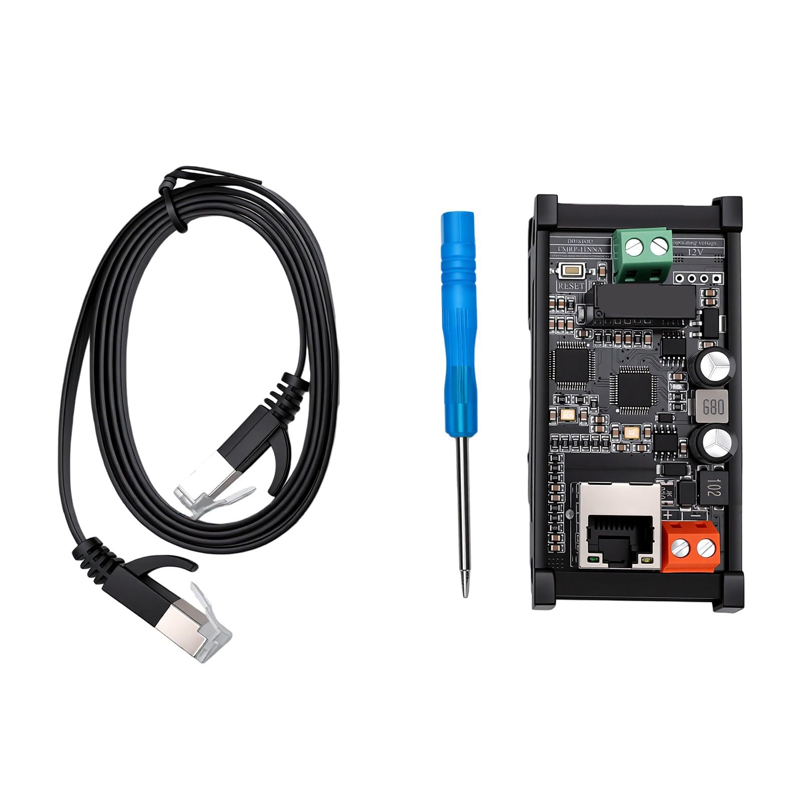 Módulo de relé Ethernet Industrial Relé Temporizador Multimodo Compacto para de Automatización Industrial, Material PCB, 1 Canal