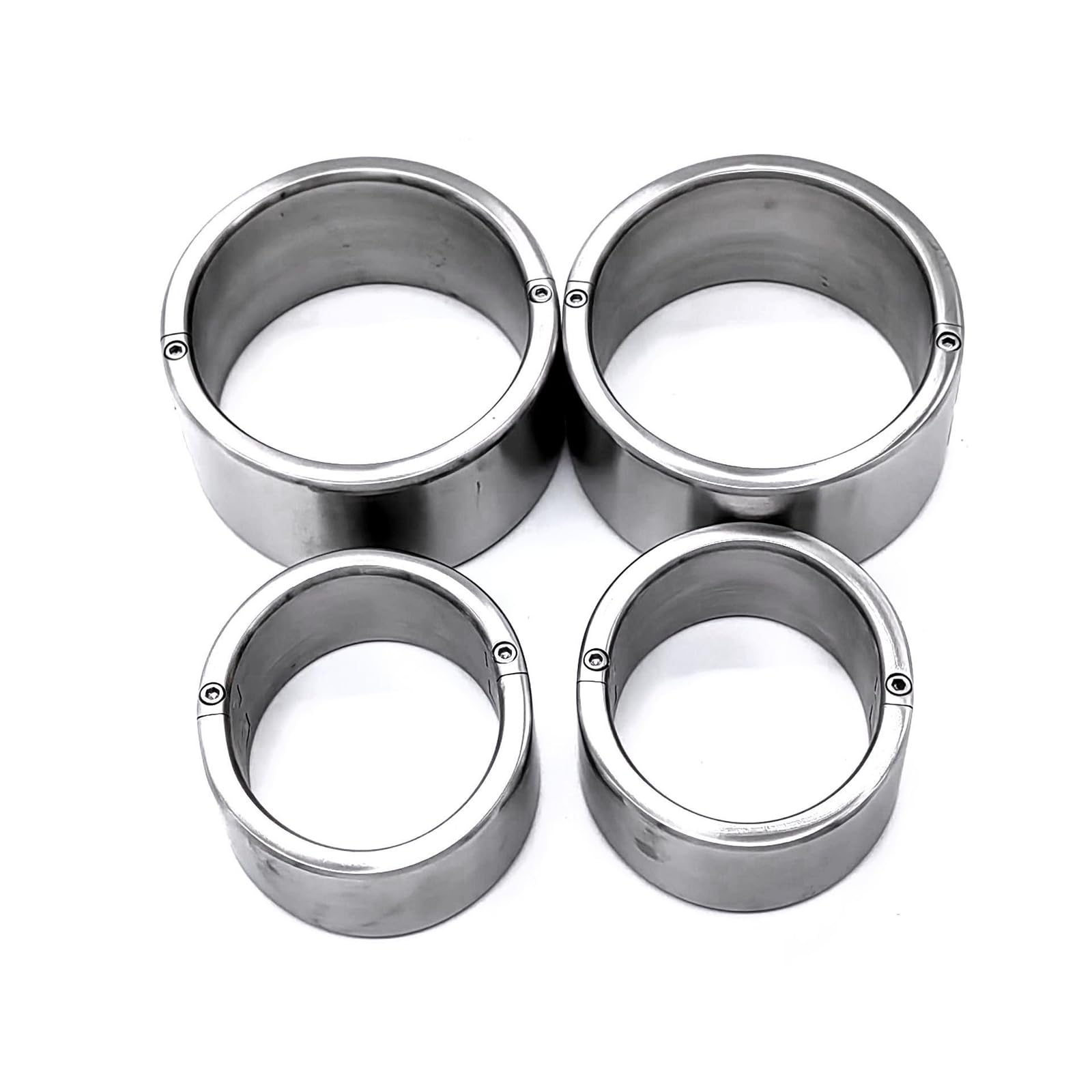 1 Paar Schwerer 4 cm Hoch Stahl Handcuffs/Fußfesseln, Schraubenschloss SM Bondage Fuß Handgelenk Manschetten Fetisch Sklave Erwachsene BDSM Sex Toys für Paare,Männer,Oval Hand
