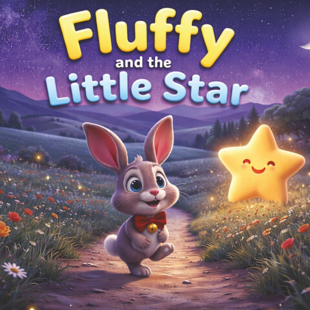 Fluffy and the Little Star: A Calming Bedtime Story for Kids About Friendship, Kindness, and Falling Asleep Peacefully (The Adventures of Fluffy)