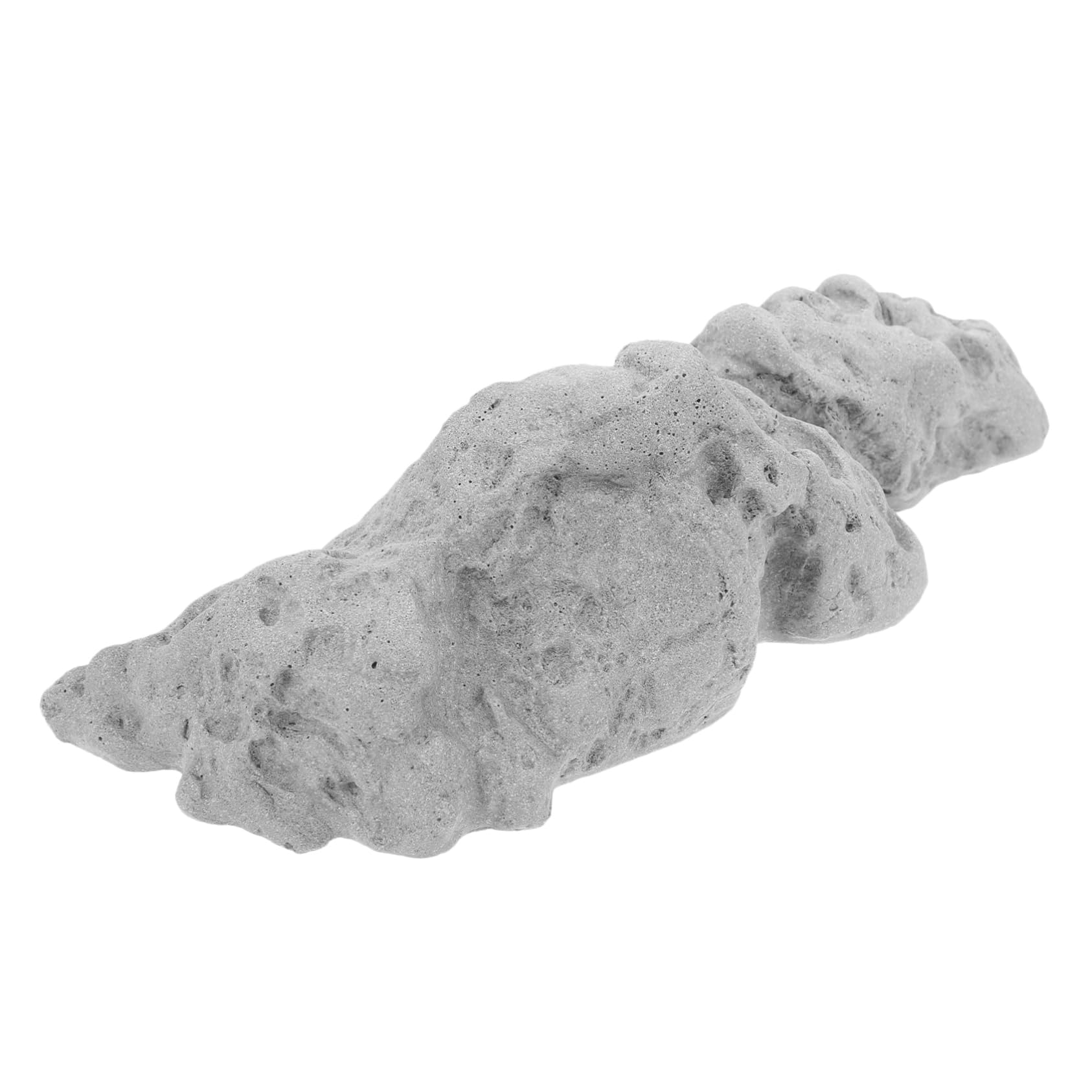 Didiseaon 2 Pezzi Ornamento Roccioso Rocce Decorativo Arredamento Impostore Ciottolo Paesaggistico Ciottoli Decorazioni del Serbatoio Decorazione Dell'acquario Roccia Acquario Rock Arenaria