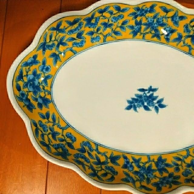 たち吉 黄地聖果 盛皿