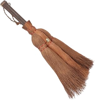 Yardenfun Cepillo Barrendero de Fibra de para Escritorio Pequeño de Mano Multifuncional para Limpieza y Superficies Delicadas Color Marrón