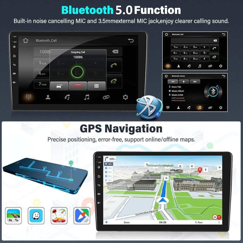 Radio samochodowe Android 14 Sat Navi dla H-onda Fit Jazz LHD/RHD (2014-2018) 9-calowy odtwarzacz multimedialny z ekranem dotykowym z nawigacją Carplay GPS FM RDS Bluetooth 5G-WiFi SWC,M700s
