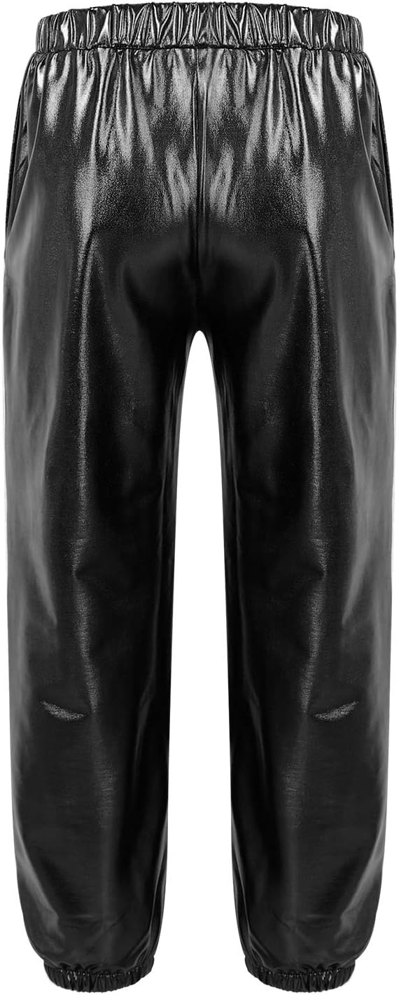 Kids Girls Boys Sequins Hip Hop Jazz Dance Costumes Street Dance Pants Competition Trousers