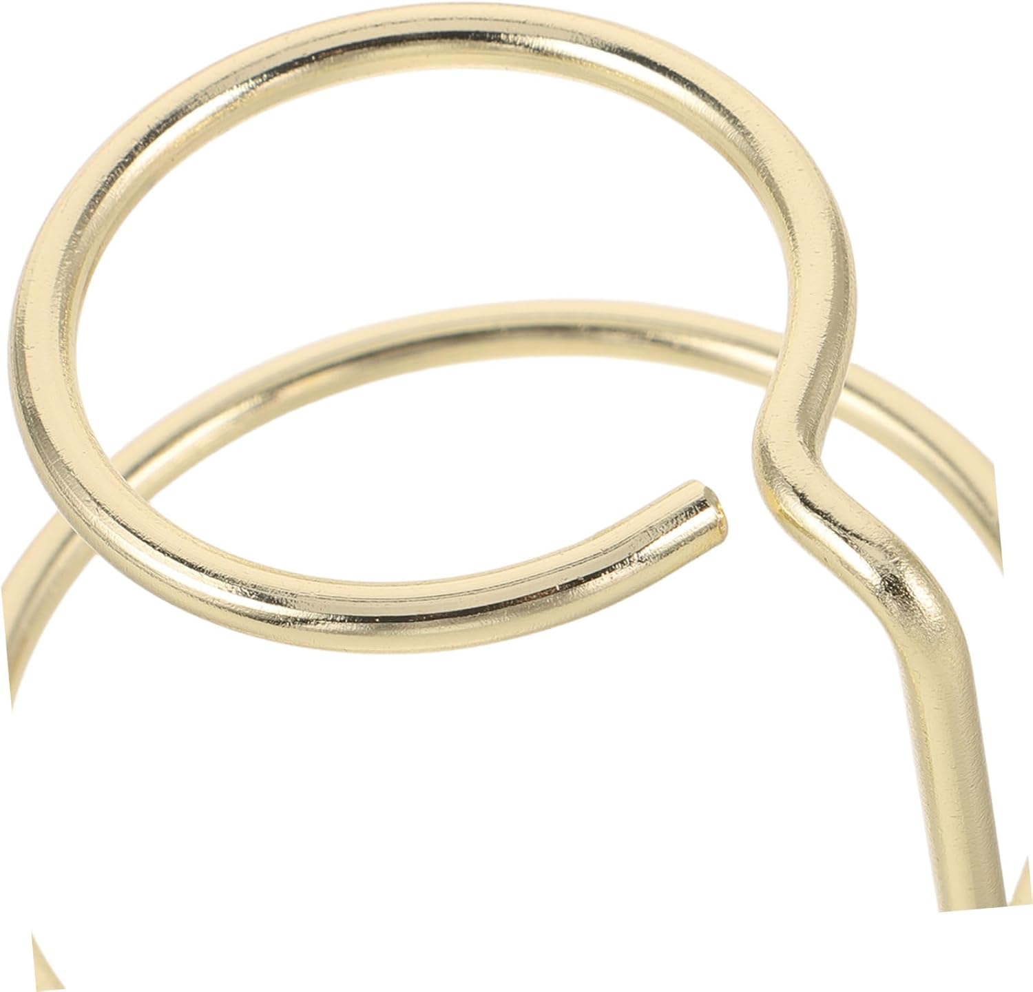 2pcs Metal Double Ring Crystal Ball Stand for Tabletop Display