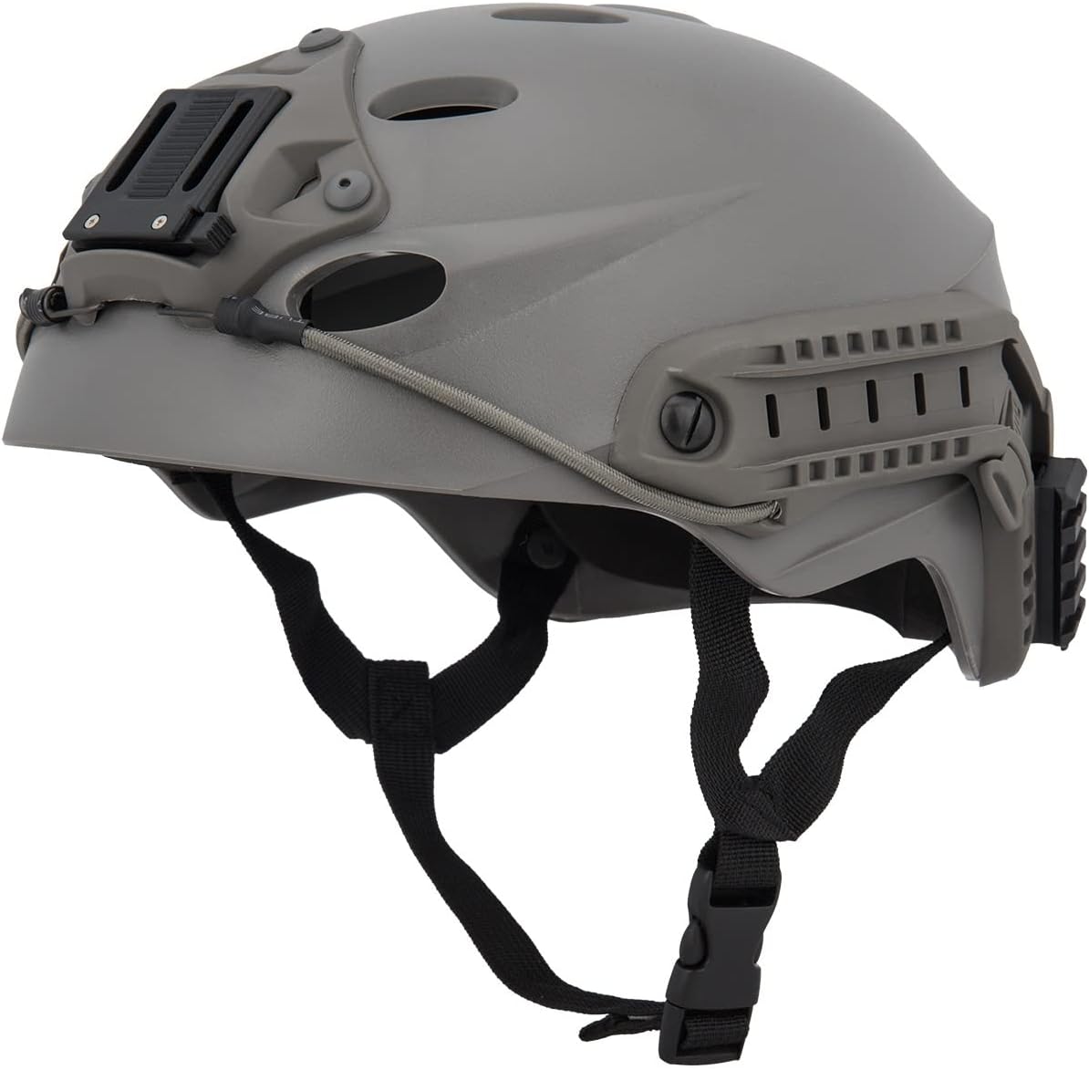 Lancer Tactical Polymer Helmet - Special Forces Recon Multifunctional Protective NVG Mount for Airsoft, Paintball, Military, Sports, Hunting, and Shooting