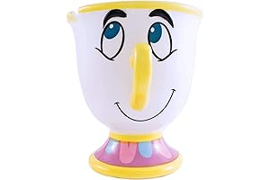 Enchanted Ceramic Chip Coffee Mug: A Beastly Brew for Disney Fans