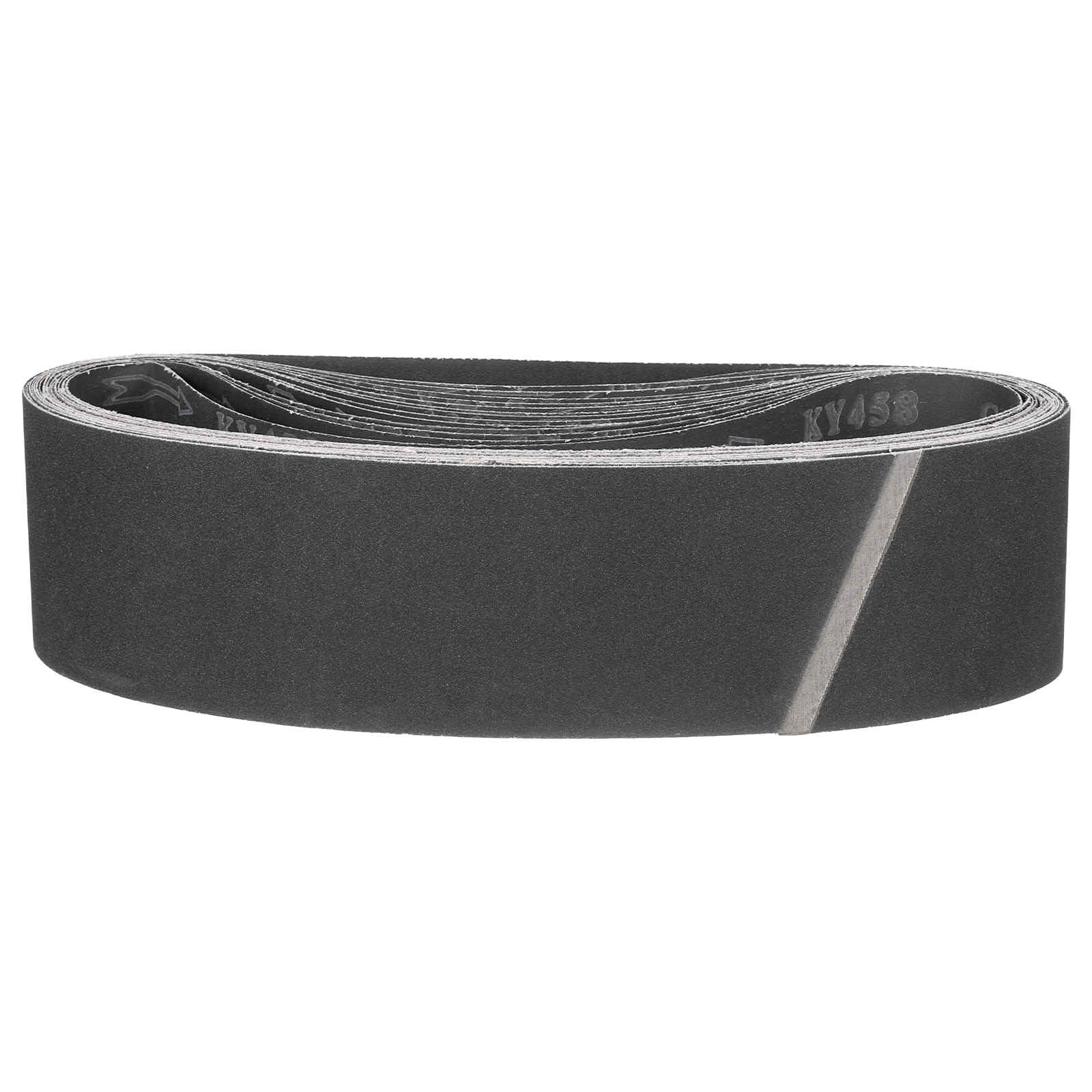 4 x 36 Inch Sanding Belt, 16 Pcs 80/120/150/240 Grits Silicon Carbide Knife Sharpener Belts Work Sharpening for Belt Sander Knife Carving Tool Metal Working-picture-28