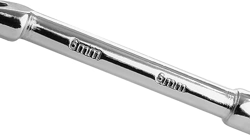 Miniatura 10 de Piutouyar Llave hexagonal en ángulo de 0.394in en forma de L métrica, llave hexagonal de codo de doble cabeza para herramienta de reparación