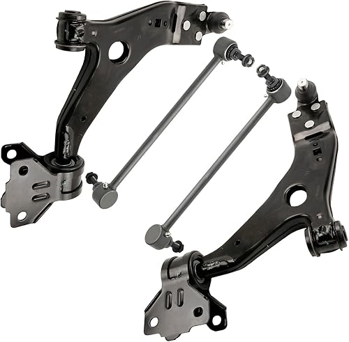 Miniatura 199 de Detroit Axle - Kit de brazos de control delanteros de 4 piezas para Nissan Cube 2009-2014, Nissan Versa 2007-2012 2 brazos de control inferiores con