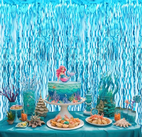 GOER Metallic Tinsel Foil Fringe Curtains Party Photo Backdrop Party Streamers for Birthday,Graduation,New Year Eve Decorations Wedding Decor - Image 6