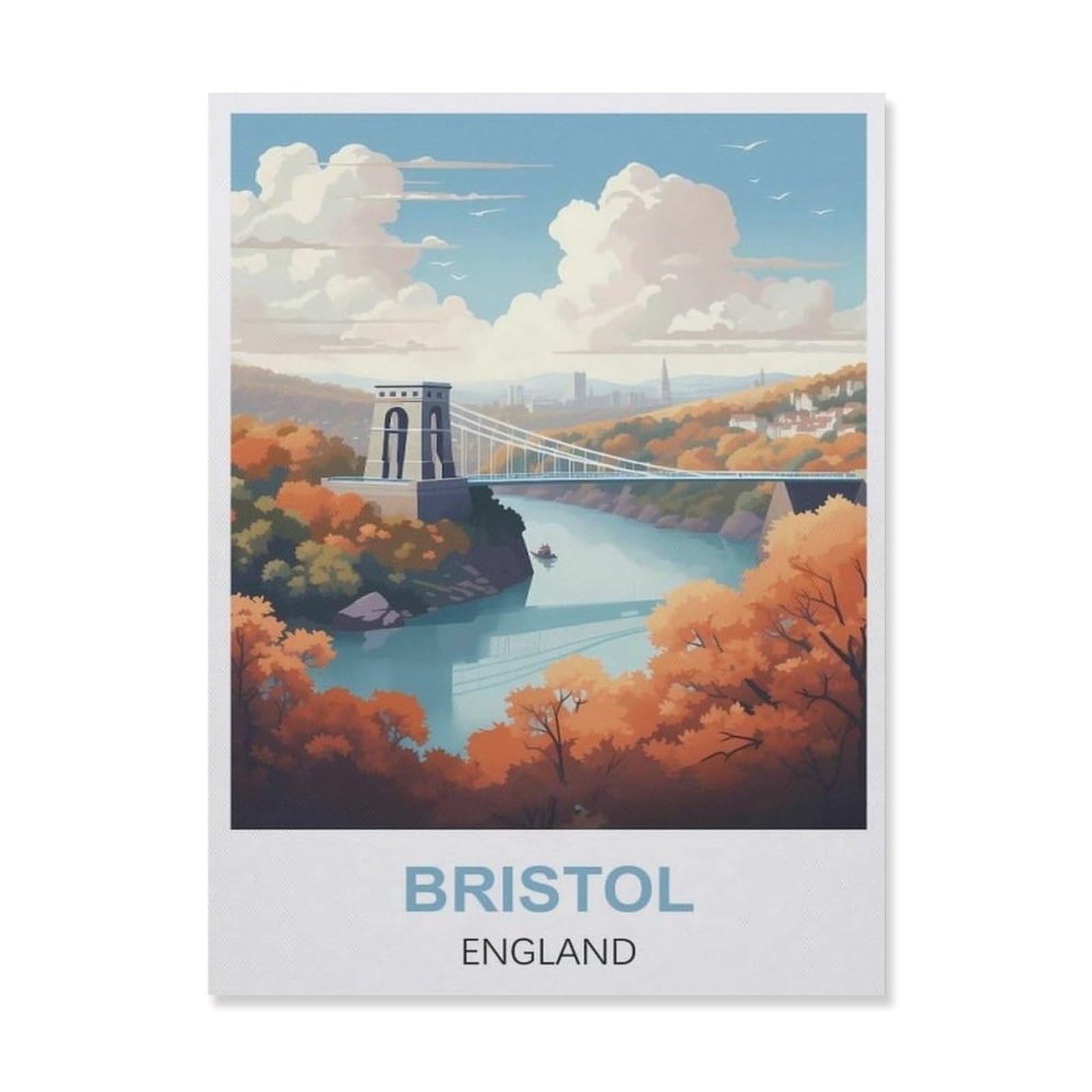 Tin Sign，Bristol England(30x40cm）