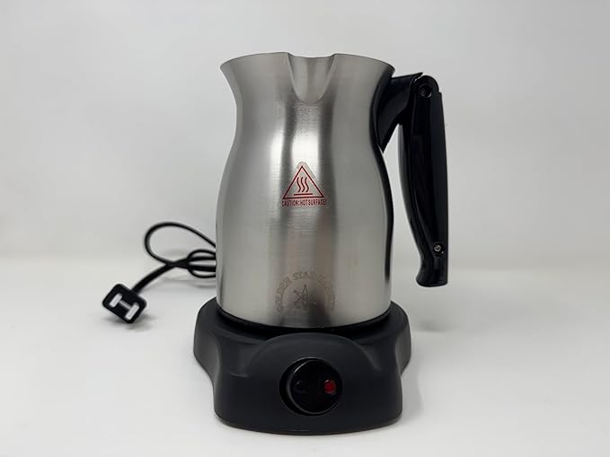 Cafetera Eléctrica Ajustable 6 Tazas Acero Inoxidable Base Giratoria miniatura 2