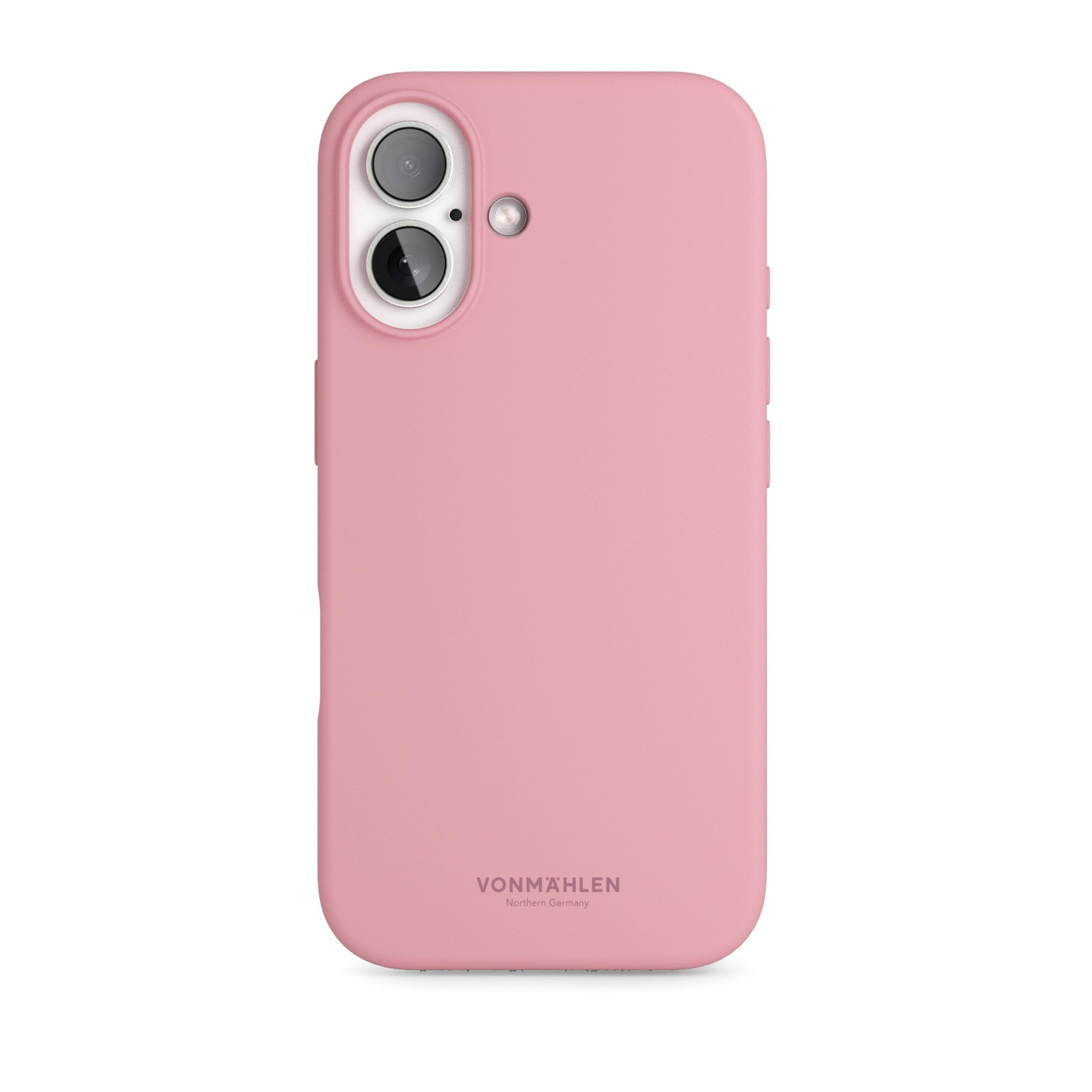 Coque iPhone 16 VONMÄHLEN découpes précises silicone souple rose - 8