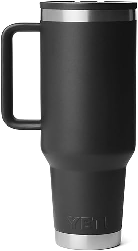 Miniatura 3 de YETI Rambler - Taza de viaje de 40 onzas con tapa abatible con popote, acero inoxidable, aislada al vacío, a prueba de fugas, apta para portavasos