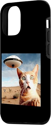 Miniatura 2 de iPhone 1212 Pro Alien UFO Funny Cat Case