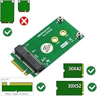 Vista 2 de HLT M.2 Key B a Mini PCI-E adaptador para módulo 3G/4G/5G